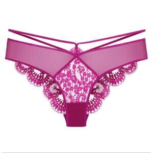 Fox & Royal Delores Shorty Lace Panties in Cerise Nwt Size XL